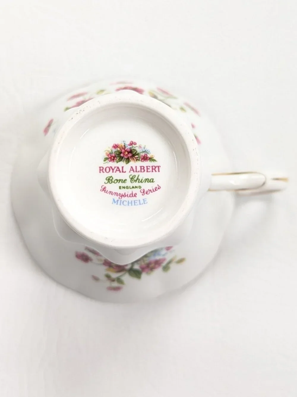 Royal Albert Sunnyside Series Michele Teacup & Saucer English Fine Bone China